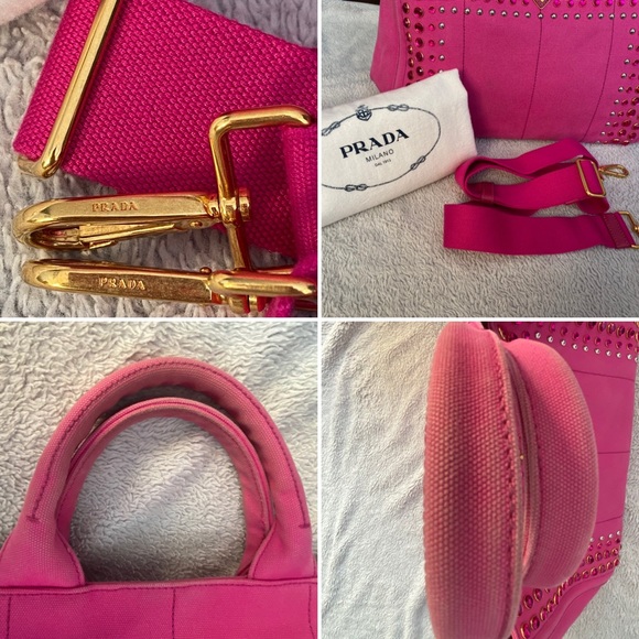 AUTHENTIC PRADA CANAPA FUXIA - Picture 11 of 16